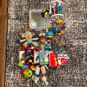 Lot of baby toys